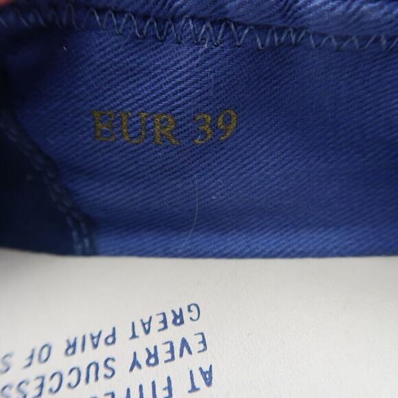 FitFlop Shoe Women 39 Ballet Flat Pump Slip On Fashion Wedge Toning Cap Toe Blue - Picture 10 of 16